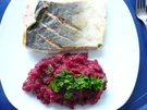 Lachsfilet mit Rote Bete Püree - Rezept