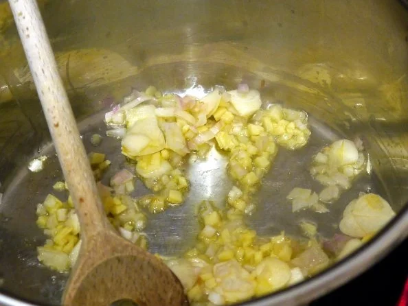 Hähnchenbrust auf Kürbis-.Tomaten-Sauce mit Basmatireis - Rezept - Bild Nr. 2