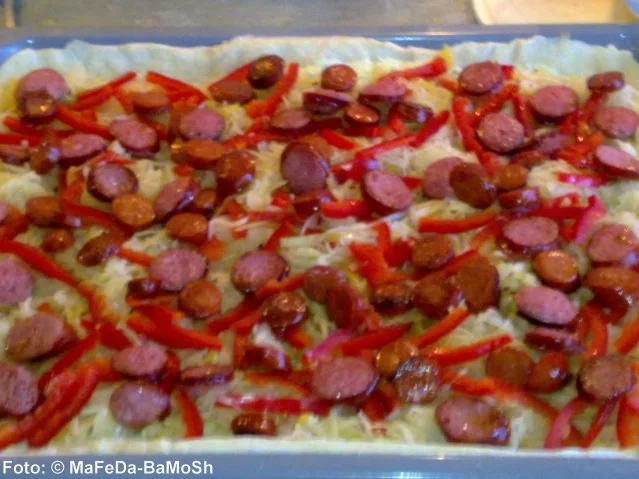Bayerische Pizza - Rezept