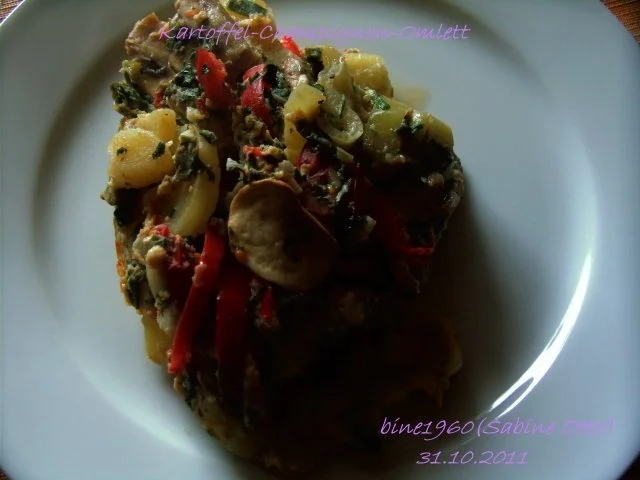 Rezept: KARTOFFEL - CHAMPIGNON - OMLETT KARTOFFEL - CHAMPIGNON - OMLETT - Rezept