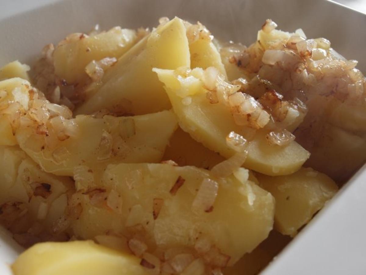 Bilder für Plattgeschmelzte mit Kartoffeln - je nach Größe und Butter - Rezept