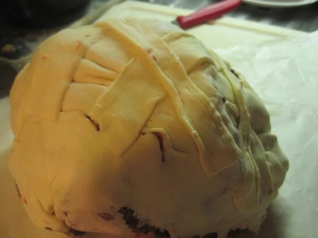 Rezept: Kasseler in Blätterteig mit Pilz-Hack-Zwiebeln Bild Nr. 6 Kasseler in Blätterteig mit Pilz-Hack-Zwiebeln - Rezept - Bild Nr. 6