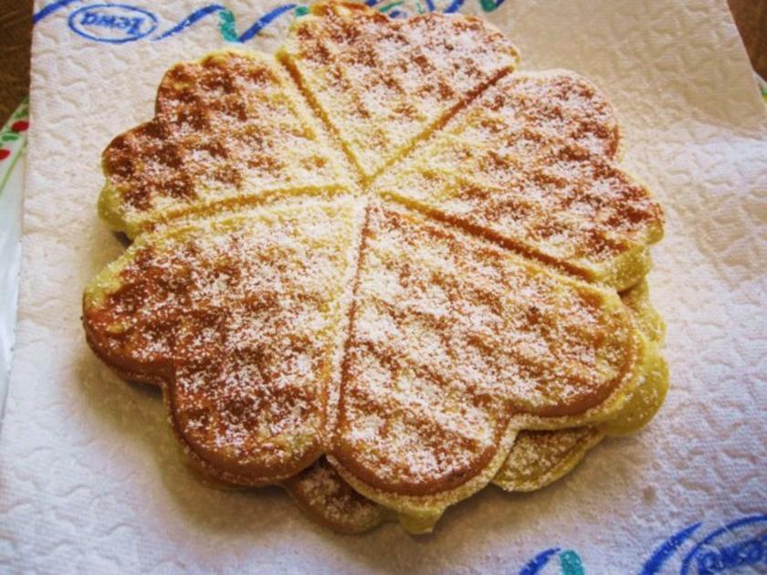 Waffeln Creme Fraiche