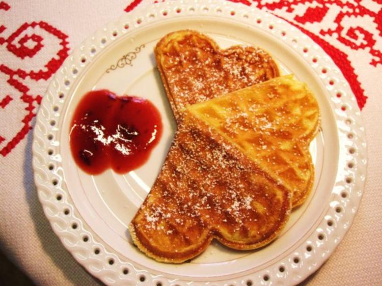 Waffeln Creme Fraiche - Rezept mit Bild - kochbar.de