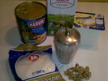 Rezept: Dessert: Winterzauber - ein Fruchtquark Bild Nr. 2 Dessert: Winterzauber - ein Fruchtquark - Rezept - Bild Nr. 2