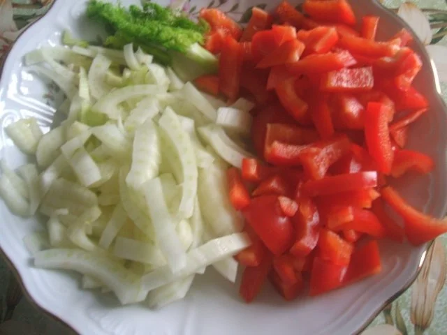 Kabeljau in Butter gebraten mit Kartoffelspalten  Orangen-Sahnesoße - Rezept - Bild Nr. 2