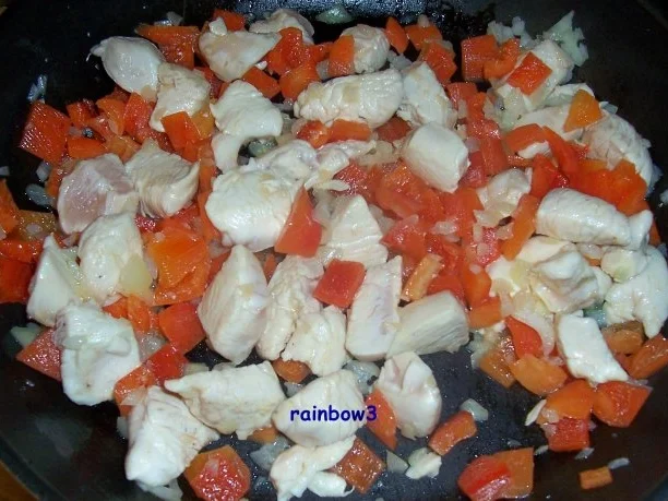 Kochen: Paprika-Hähnchen aus der Pfanne - Rezept - Bild Nr. 5