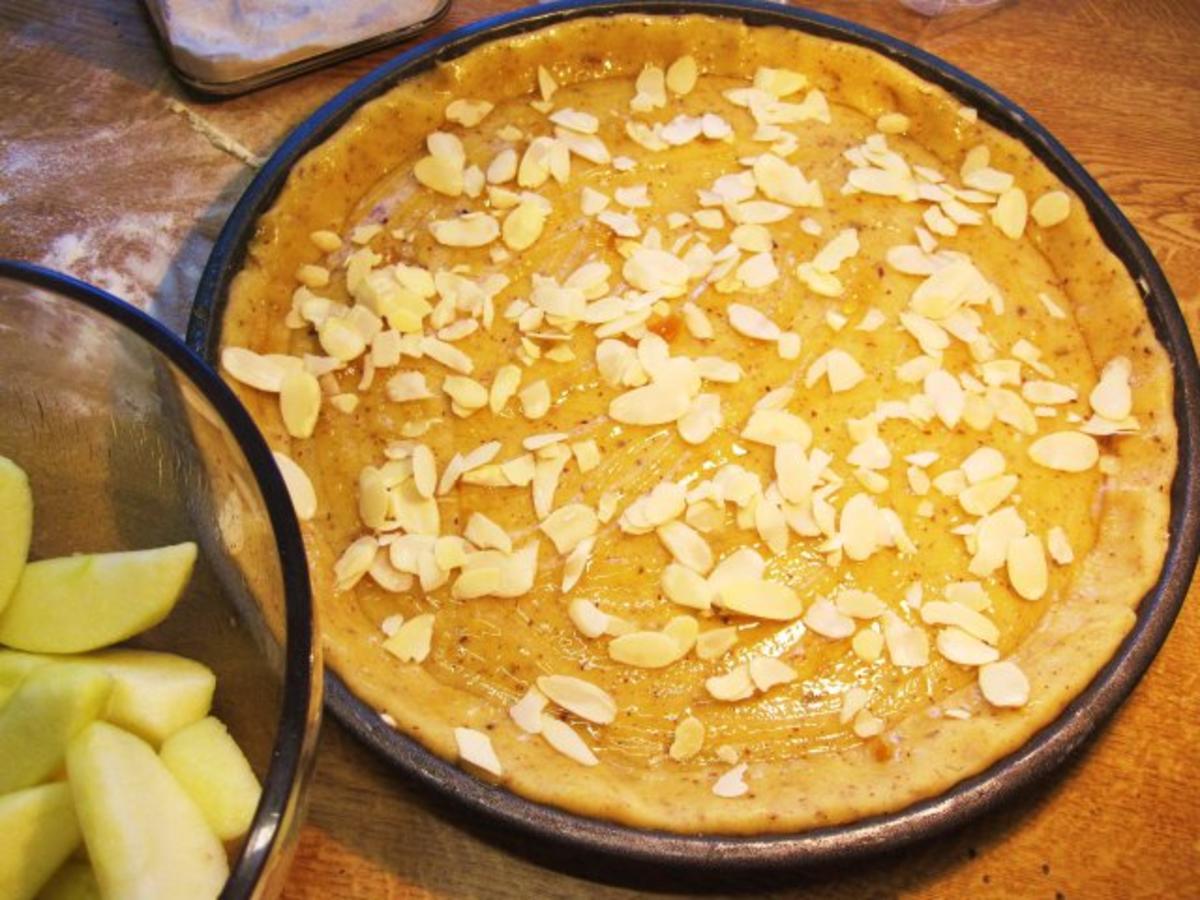 Apfelkuchen aus Mürbteig ... - Rezept mit Bild - kochbar.de