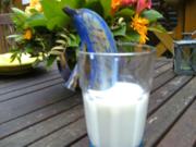 Flipper war zu Besuch ;-)) und hat Bananenmilch für euch mitgebracht ;-))…. - Rezept