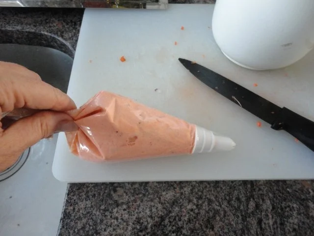 Blätterteig Lachs Creme Röllchen an Rucola - Rezept - Bild Nr. 8