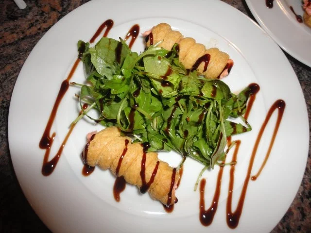 Blätterteig Lachs Creme Röllchen an Rucola - Rezept - Bild Nr. 10