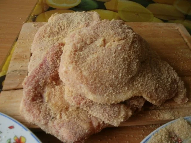 Kotlett mit Rahmchampions - Rezept - Bild Nr. 2