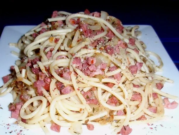 Schinkennudeln - Rezept