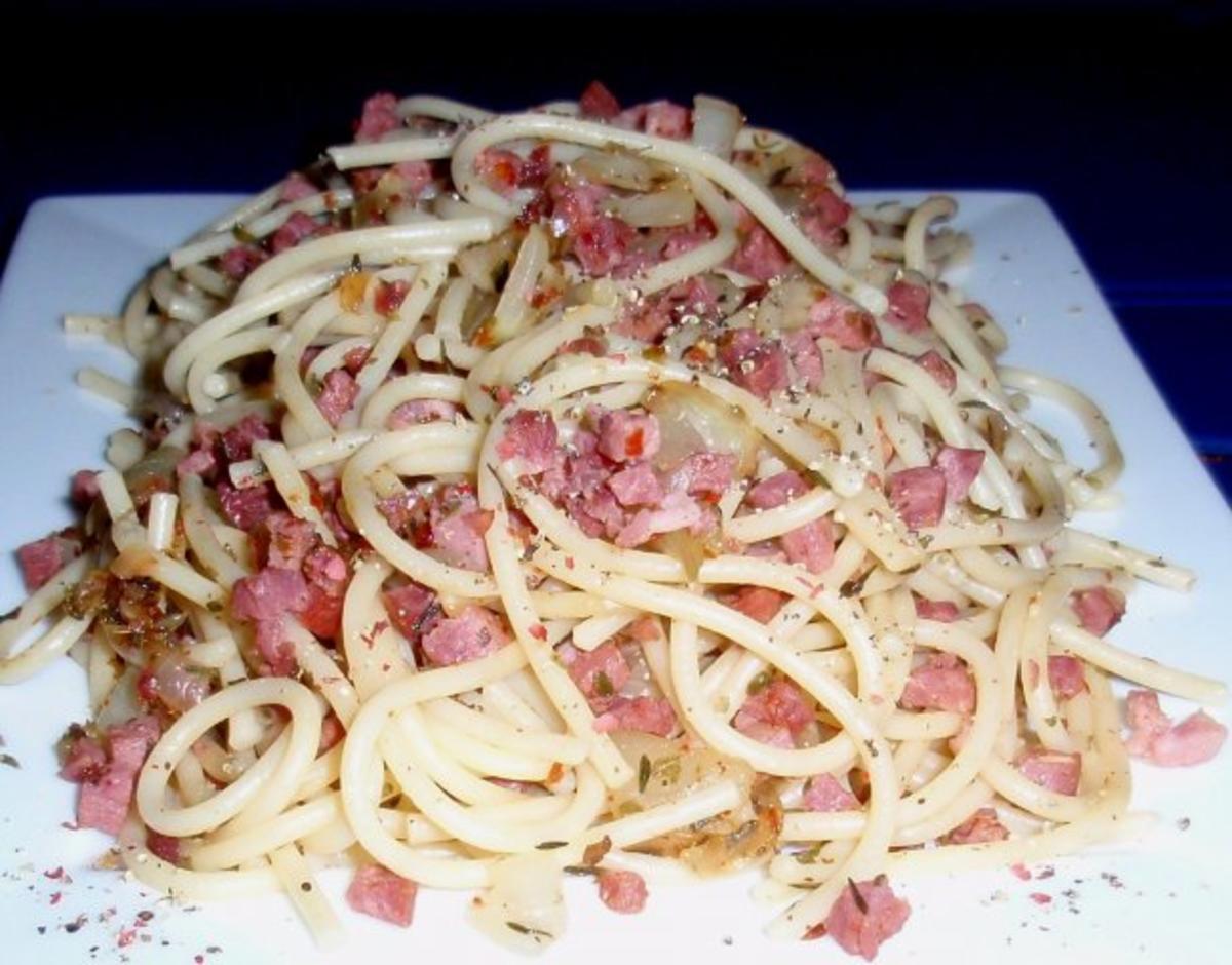 Schinkennudeln mögen wir immer wieder gerne&hellip;&hellip;mit Bildern - Rezept