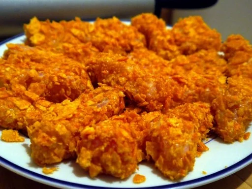 Scharfe Fischnuggets mit Bratreis - Rezept - Bild Nr. 2