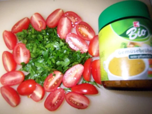 Frische Tagliatelle mit pikanter Gemüse- Hähnchenbrustsauce - Rezept - Bild Nr. 9