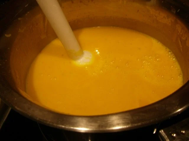 Rezept: Kürbiscremesuppe Bild Nr. 4 Kürbiscremesuppe - Rezept - Bild Nr. 4