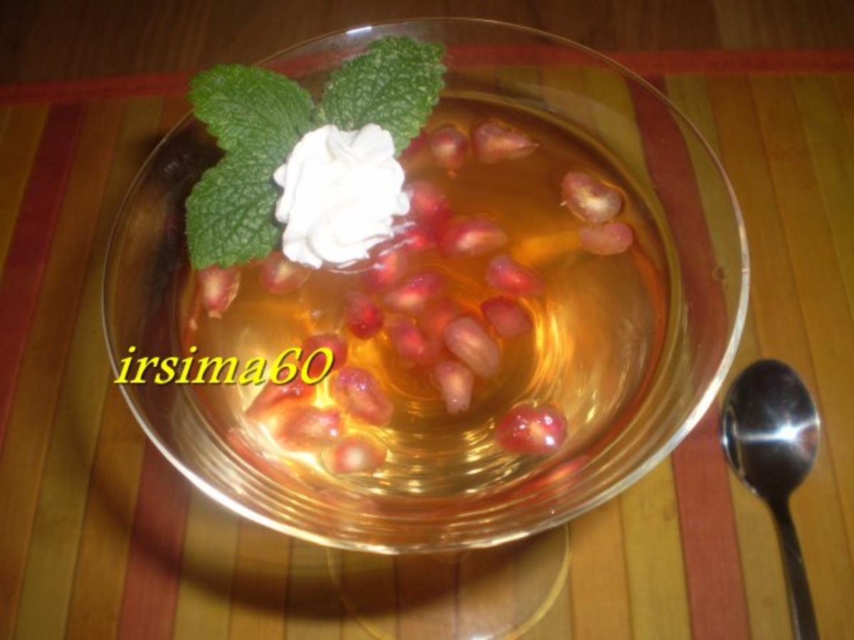 Götterspeise mit Granatapfelkernen - Rezept - Bild Nr. 2