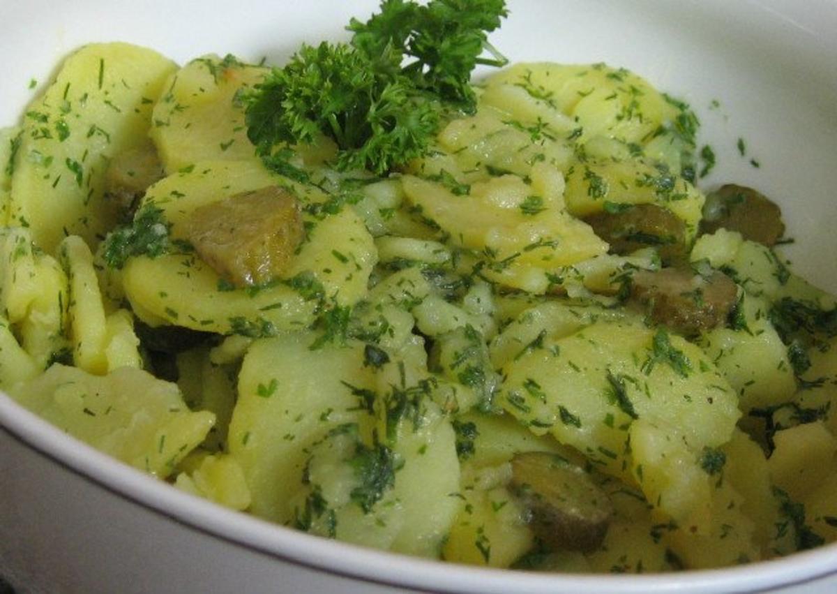 Kräuter-Kartoffelsalat - Rezept