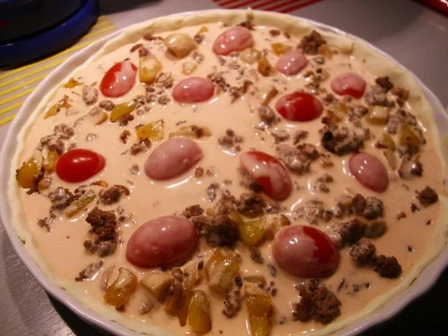 Blätterteig-Quich mit Hackfleisch - Rezept - Bild Nr. 4