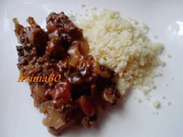 Hackpfanne mit arabischen Flair und Couscous - Rezept