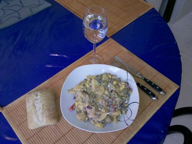 Salat: Herbstlicher Kartoffelsalat mit mediteranem touch - Rezept - Bild Nr. 7