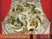 Feines Pilz-Carpaccio mit Pinienkernen - Rezept