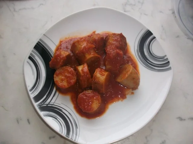 Rezept: Currywurst nach meiner Art Currywurst nach meiner Art - Rezept