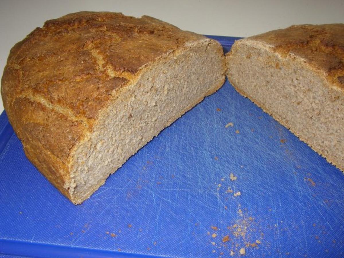 Roggenbrot mit meinem ersten selbstgezüchteten Sauerteig - Rezept mit ...