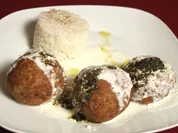 Rezept: Kibbeh mit Joghurtsoรe Kibbeh mit Joghurtsoรe - Rezept