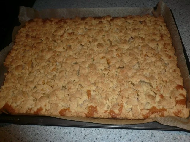 Apfel - Streusel - Kuchen mit Mandeln - Rezept