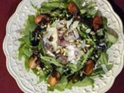 Rezept: Südtiroler Carpaccio auf Rucola mit Vinaigrette (Ines Krüger) Südtiroler Carpaccio auf Rucola mit Vinaigrette (Ines Krüger) - Rezept