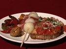 Antipastivariationen mit Bruschetta (Annina Ucatis) - Rezept