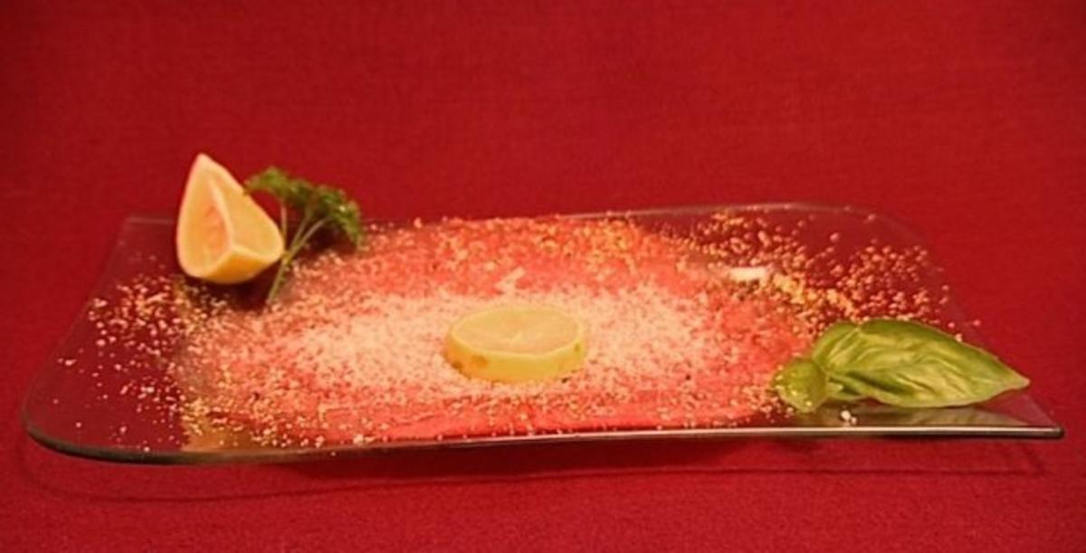 Lachscarpaccio (Norman Langen) - Rezept