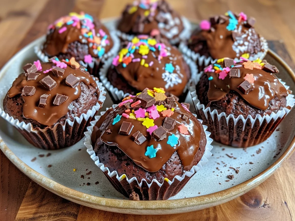 Rezept: Schoko-Muffins Bild Nr. 4 Schoko-Muffins - Rezept - Bild Nr. 4