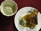 Rezept: Schweinshaxe in Biersoße mit Uromas Gurkensalat (Ines Krüger) Schweinshaxe in Biersoße mit Uromas Gurkensalat (Ines Krüger) - Rezept