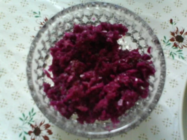 Rezept: Fruchtiger Rotkohlsalat Fruchtiger Rotkohlsalat - Rezept