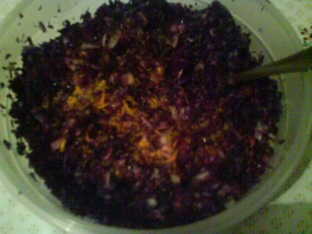 Rezept: Fruchtiger Rotkohlsalat Bild Nr. 6 Fruchtiger Rotkohlsalat - Rezept - Bild Nr. 6