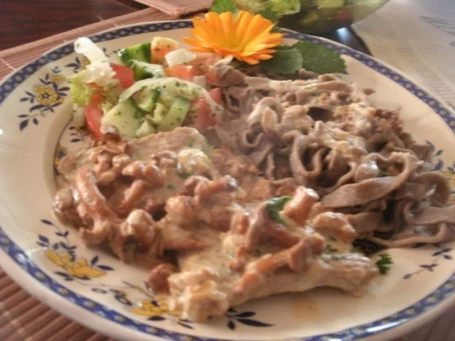 Kalbsmedallions mit Pfifferlingen - Rezept