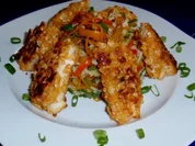 Pikante Fischnuggets mit Gemüsereis - Rezept