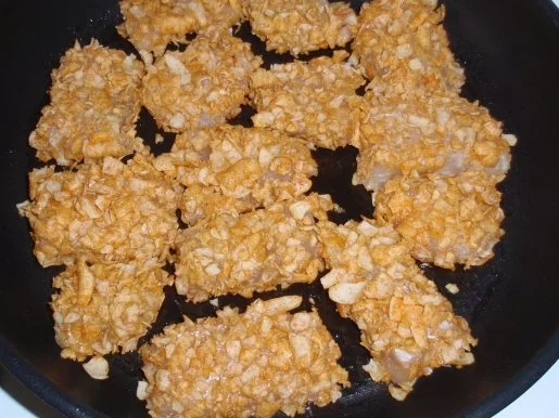 Pikante Fischnuggets mit Gemüsereis - Rezept - Bild Nr. 5