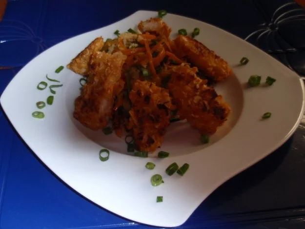 Pikante Fischnuggets mit Gemüsereis - Rezept - Bild Nr. 13