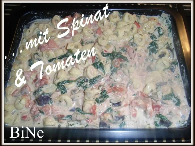 Rezept: BiNe` S TORTELLINI - SPINAT - LACHSAUFLAUF Bild Nr. 8 BiNe` S TORTELLINI - SPINAT - LACHSAUFLAUF - Rezept - Bild Nr. 8