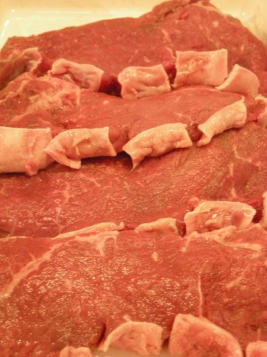 Roastbeef Steak mit Rotwein " Reduktion" - Rezept - Bild Nr. 3