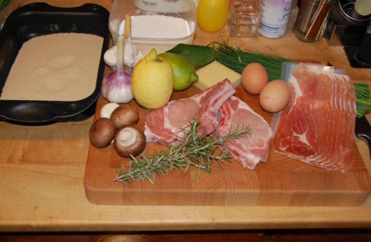 GEFÜLLTE KOTELETTS VOM SCHWEIN IN KNUSPRIGER PANADE - Rezept - kochbar.de