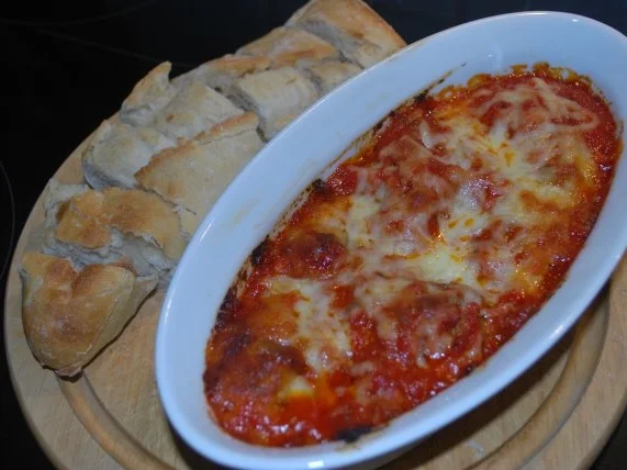 Gratinierte Hackbällchen in cremiger Tomatensauce - Rezept - Bild Nr. 4