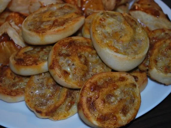 Hackfleisch-Schnecken - Rezept