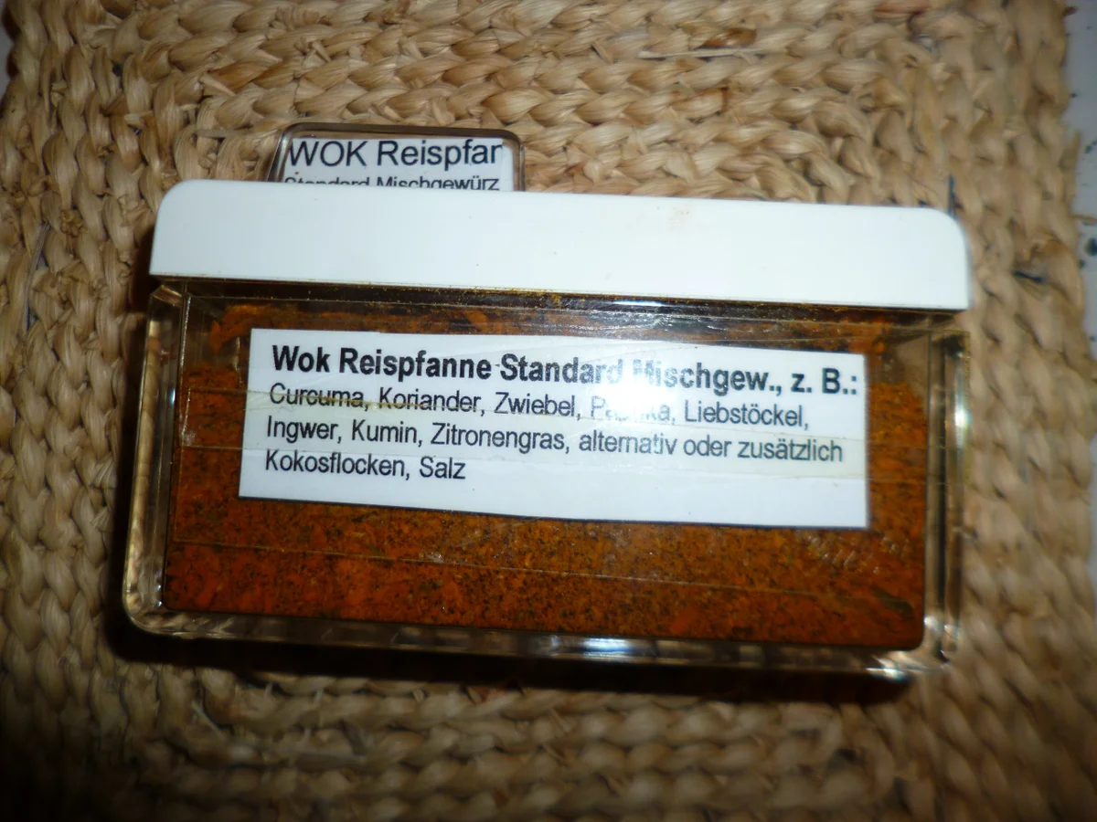 Rezept: Hot Wok Nr. 1 - Gemüsepfanne / Reispfanne Gewürzmischung Bild Nr. 2452 Hot Wok Nr. 1 - Gemüsepfanne / Reispfanne Gewürzmischung - Rezept - Bild Nr. 2452