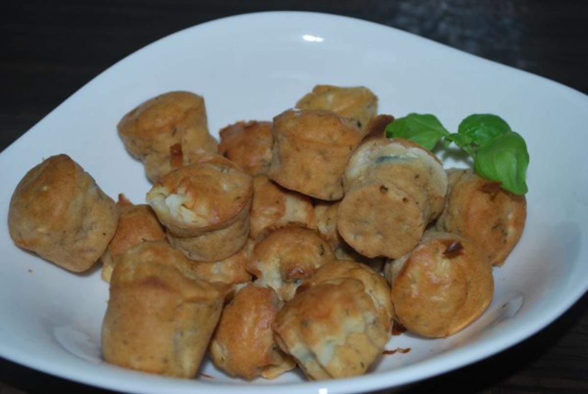 Pikante Gorgonzola-Birnen-Muffins - Rezept