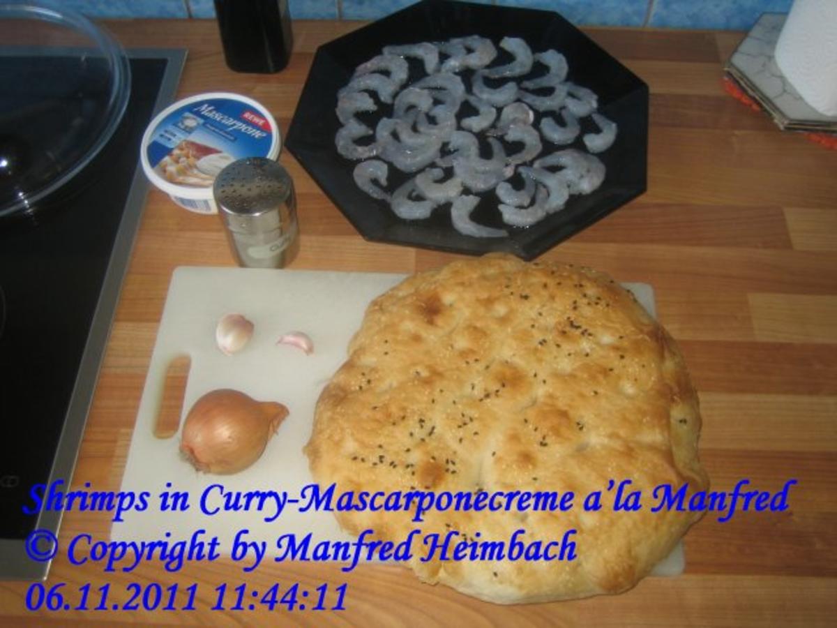 Shrimps – Shrimps in Curry-Mascarponecreme a’la Manfred - Rezept - Bild Nr. 2